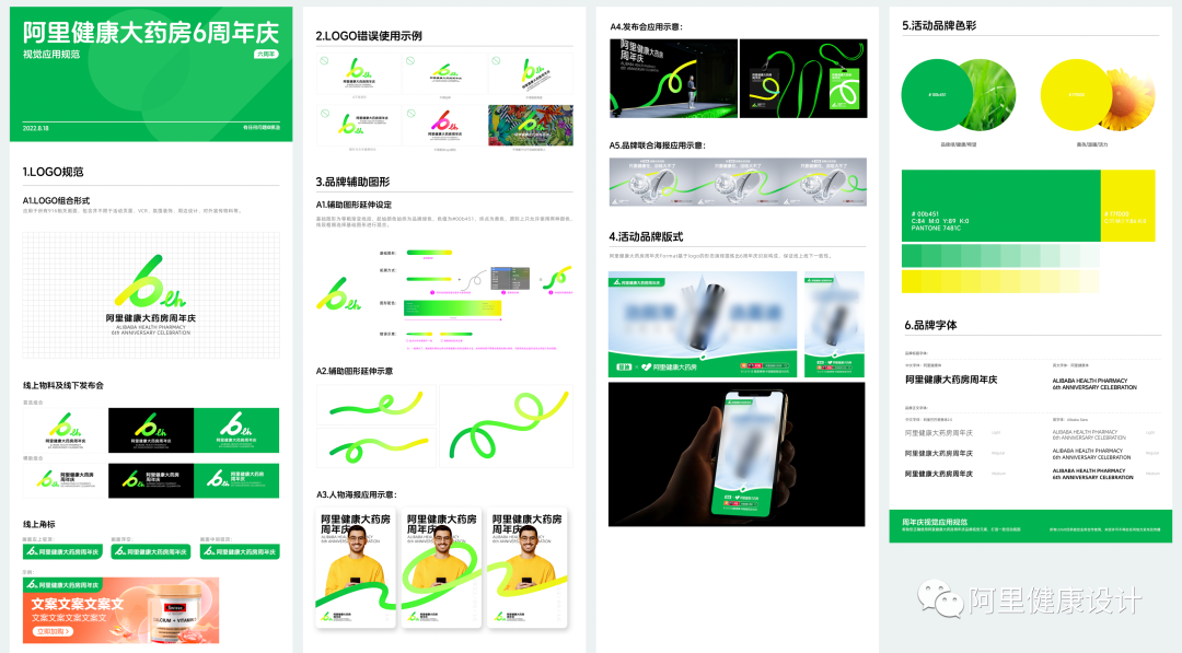 2022年阿里健康大药房6周年庆 - 视觉应用规范