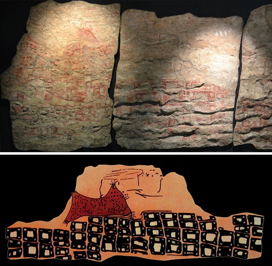 公元前6200年,土耳其岩壁画地图